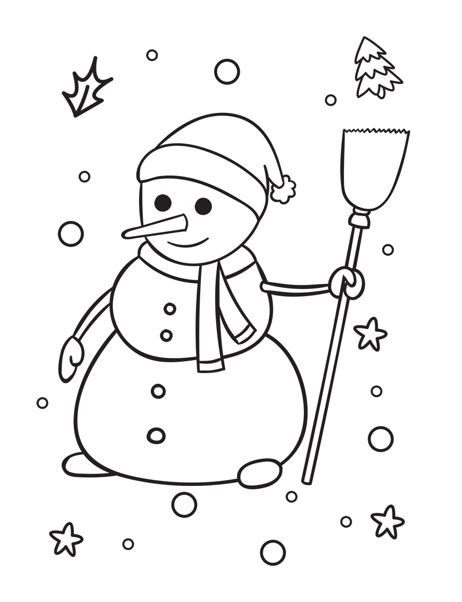 Lets Color Christmas Coloring Pages for Kids Festive Holiday Fun